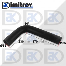 Маркуч коляно Ø 65 - 230 х 370 mm